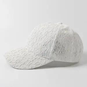 New summer outdoor sports hat custom women baseball cap hat lace dad hat