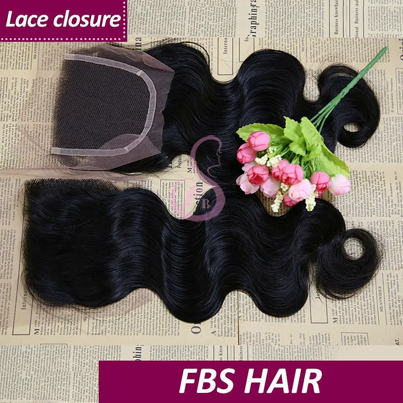 Alibaba express brazilian human virgin true glory hair body wave closure with wholesale price