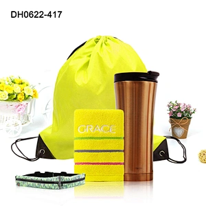 Best Selling Outdoor Sporting Goods Gift Set New Design Custom Bag Bottle Towel Set For Outdoor Sport