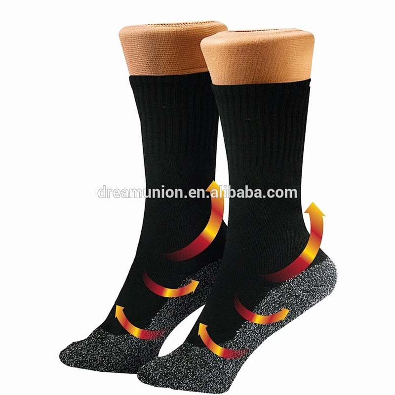 NEW 35 Unisex Popular Socks one pair Black Size Large Aluminized Fibers Below