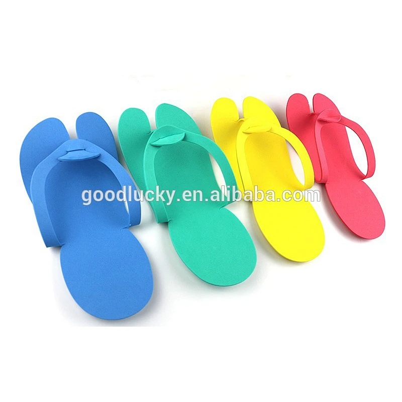 Cheap wholesale custom printed color disposable flip flops with brand logo