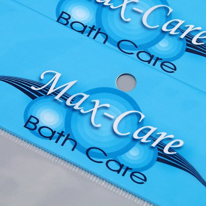 Customized clear pe plastic bag with adhesive tape