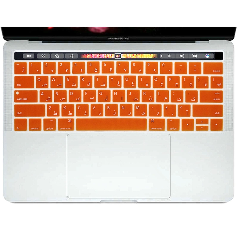 Arabic language keyboard covers Custom Keyboard Silicone Skin For macbook pro 13 Touch keyboard A1707 A1706