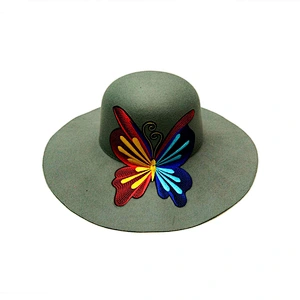 Winter Wool Felt Fedora Hat Womens Fedoras Cap Ladies Spring Trilby Caps Lady Fall Wide Brim Felt Hats