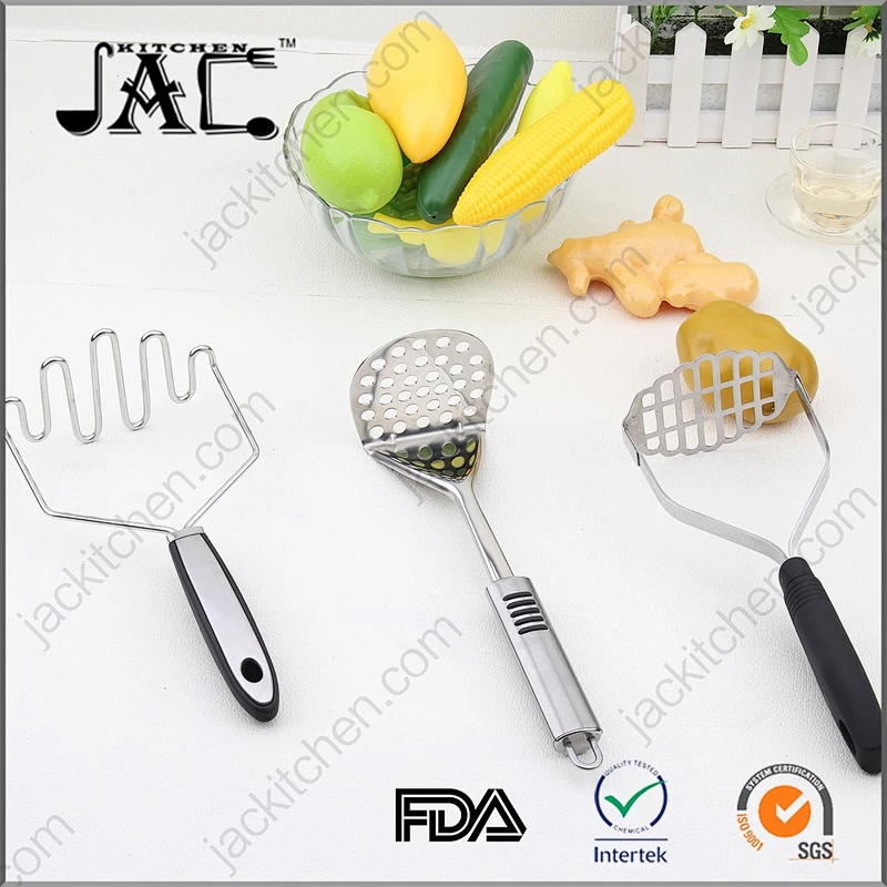 Heavy Duty Vegetable Slicer Stainless Steel Potato Masher