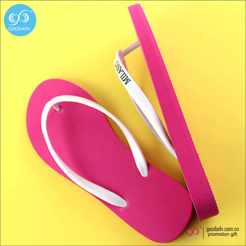 Promotional cheap summer beach slipper colorful flip flops