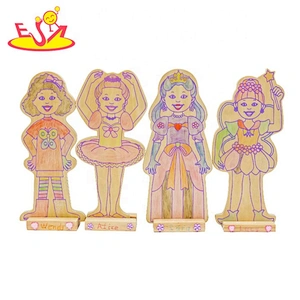 wholesale educational wooden drawing toys for kids W03A078