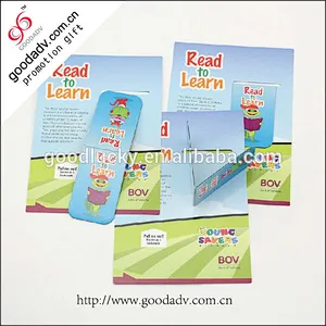 GOODADV wholesale custom printing souvenir folding magnetic bookmark