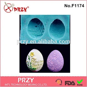 Sugarcraft Cake Decorating Fondant mold , EASTER eggs silicone fondant mold