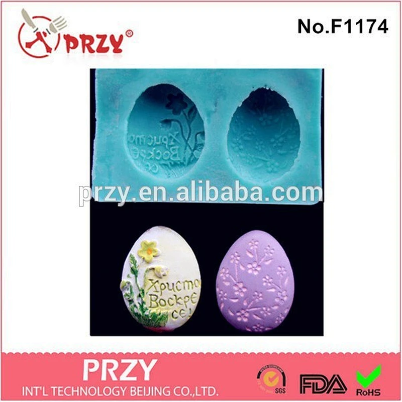 Sugarcraft Cake Decorating Fondant mold , EASTER eggs silicone fondant mold