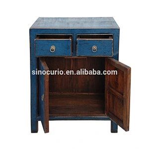 wholesale furniture china vintage furniture in bedroom high glossy night stand
