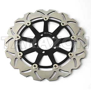 Wave floating steel motorcycle brake disc for KAWASAKI ZX7R NINJA 750CC