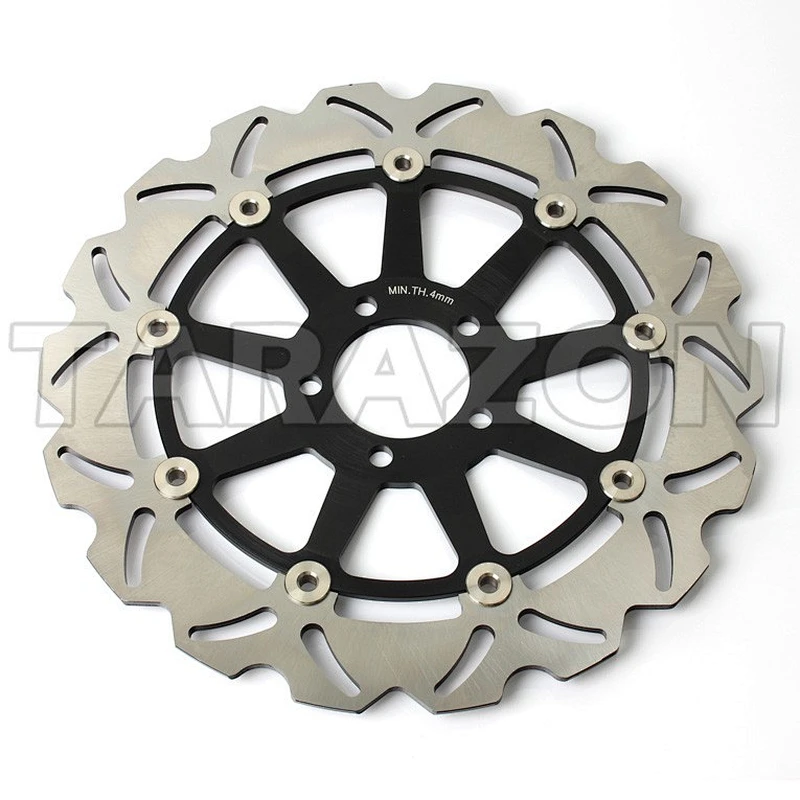 Wave floating steel motorcycle brake disc for KAWASAKI ZX7R NINJA 750CC