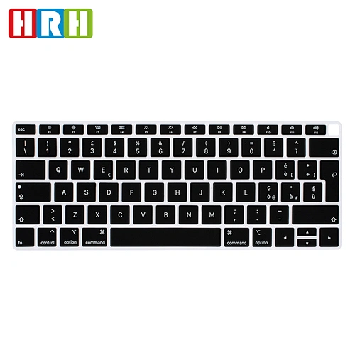 Colorful Waterproof  laptop skin protector custom silicone Italian Language Keyboard Cover Protector for Mac Air 13
