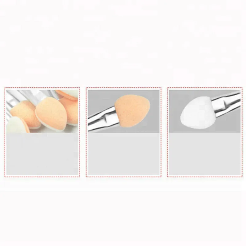 Double-end Eyeshadow Eyebrow Sponge Brush Applicator