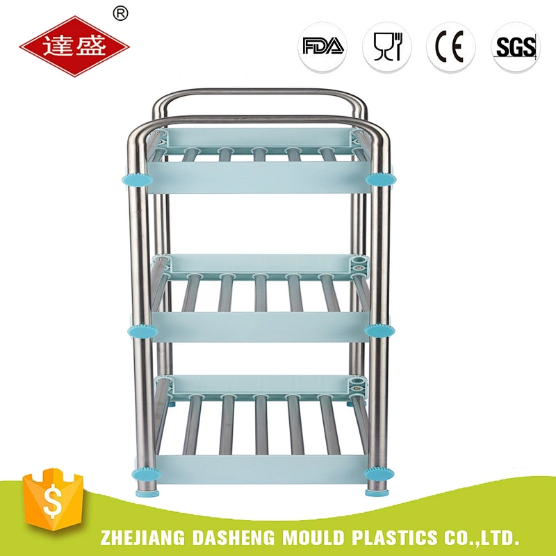 Better Housewares adjustable dish rack with plastics
