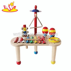 New hottest 3-in-1 baby play percussion toys wooden kids musical instruments W07A061