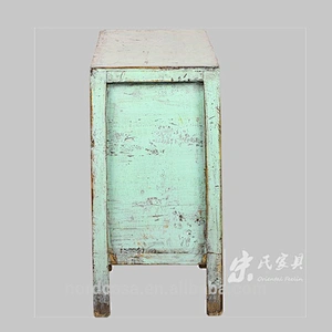 recycle pine wood two door antique style chinese furniture living room cabinet