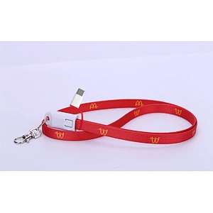 Custom Logo Lanyard Charging Cable