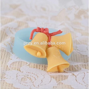 DIY Christmas bells sugar cake decoration silicone molds