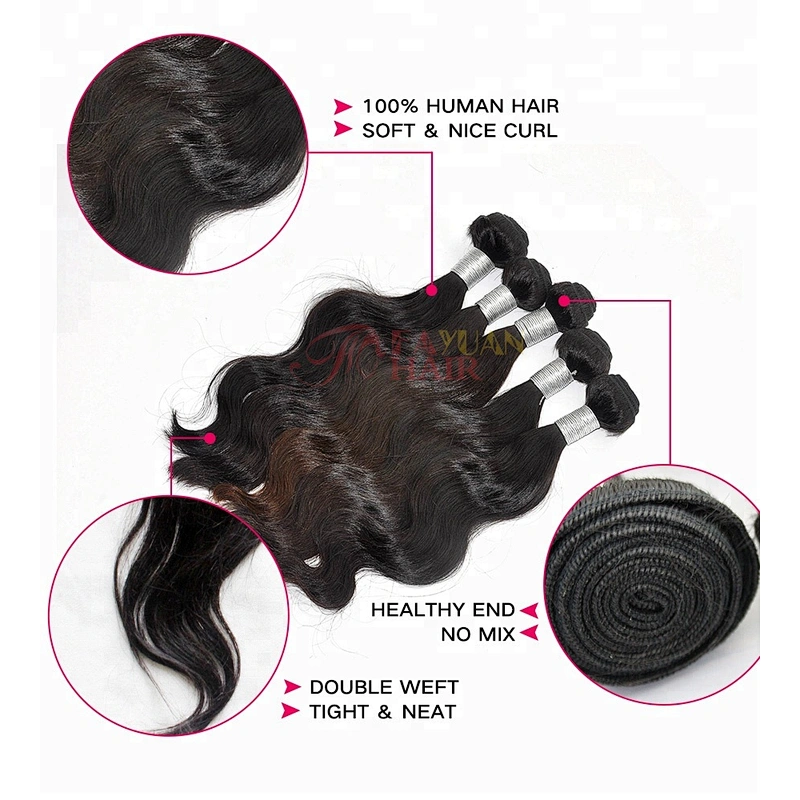 100% full cuticle virgin remy human hair Brazilian Ocean Wave Hair
