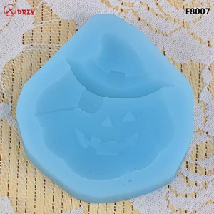 PRZY Pumpkin Mold Silicone Halloween Fondant Cake Decorative mould Pirate DIY Silicone Soap Molds