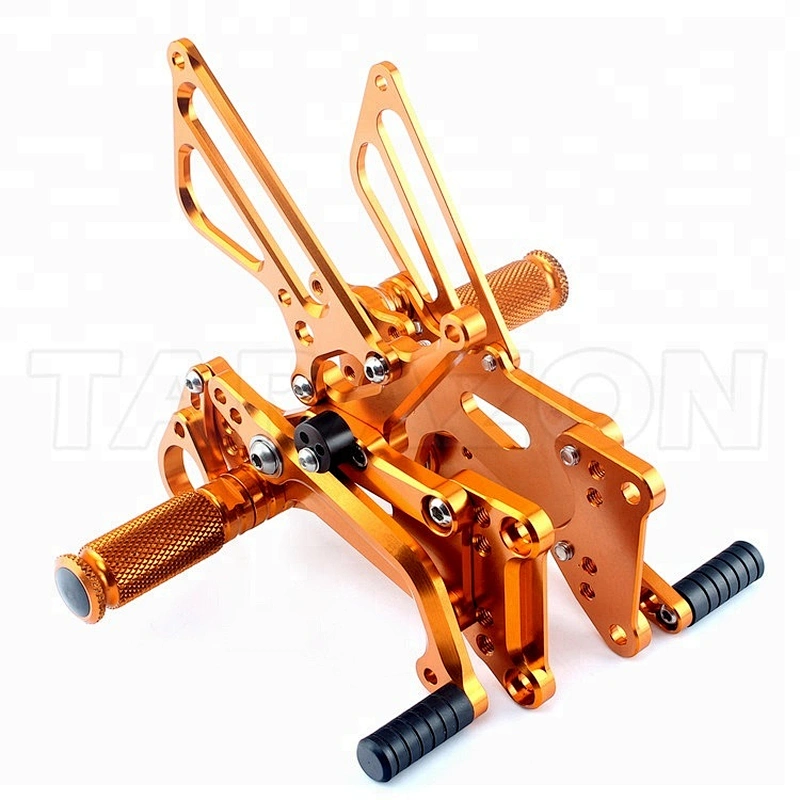 Top quality stunning aluminum adjustable rear sets for BMW