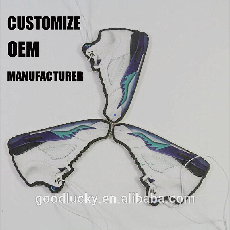 shaped Shoes hanging paper air car freshener