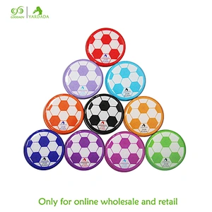2018 football cup epoxy Fridge Magnet Cheap Round Cartoons children's gifts, advertising promotional products hot sale in stock