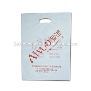Wholesale Customized Cheap PE Plastic Shopping Die Cut Handle Bag