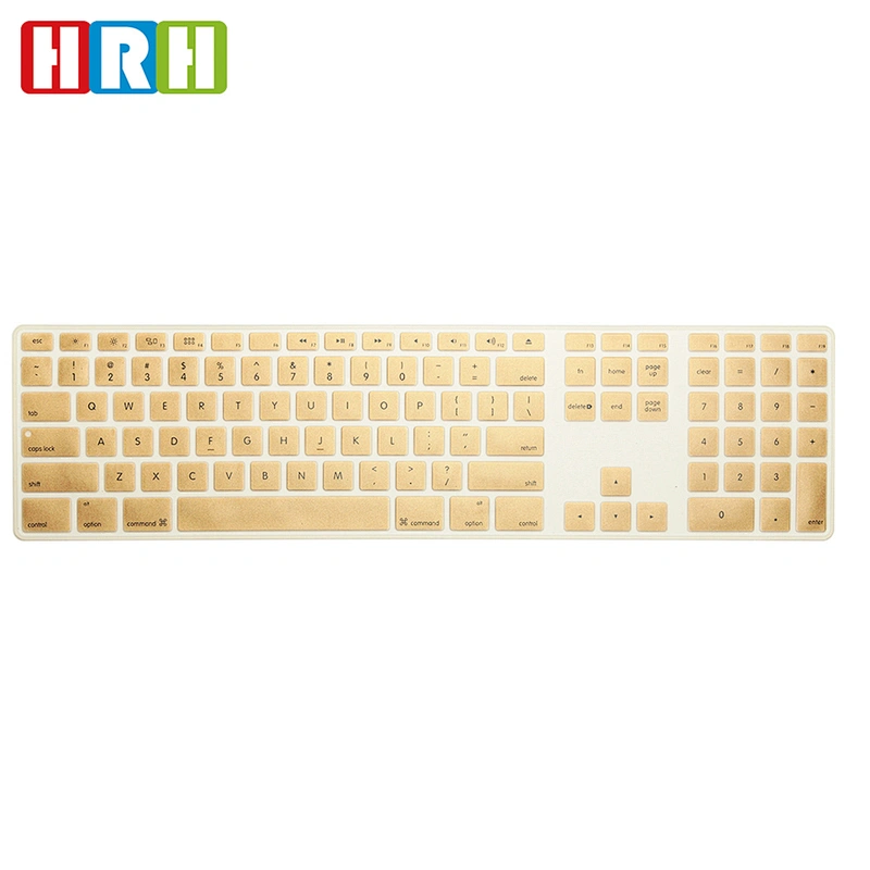 Numeric keypad skin silicone keyboard cover for imac G6 US silicone cover for keyboard for imac