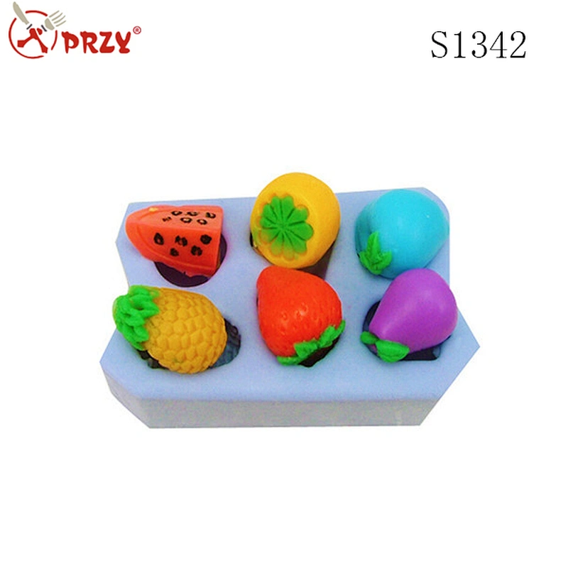 fruit silicone soap molds Strawberry Pineapple Mango mold for soap