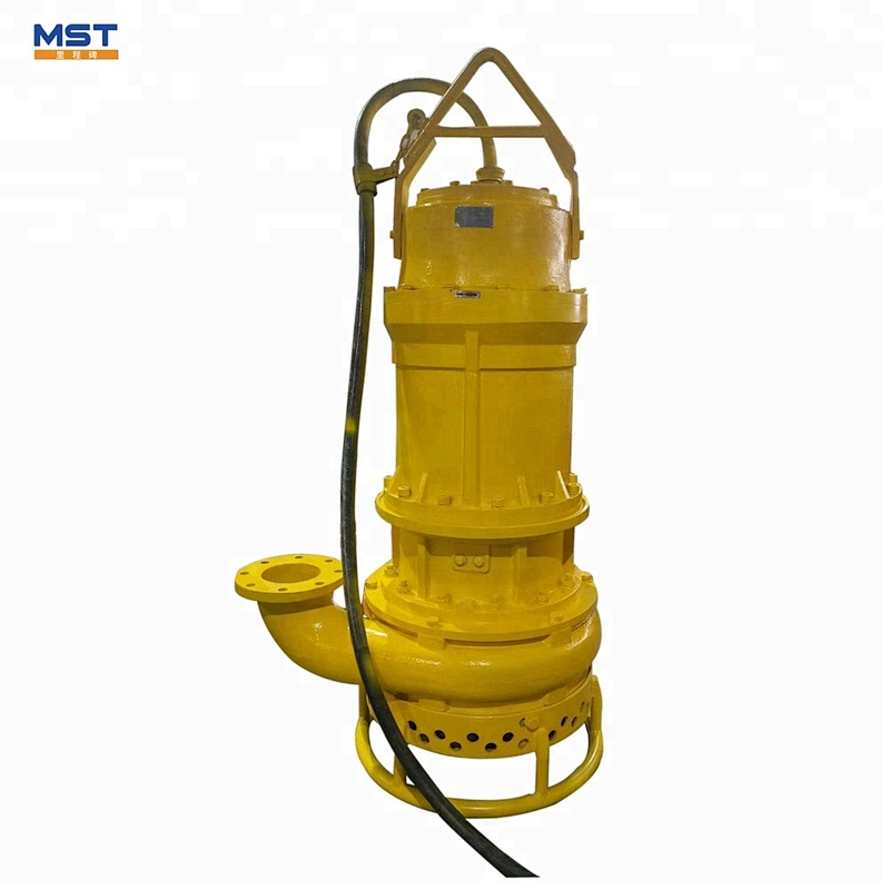 Submersible sludge feed pump for sand production