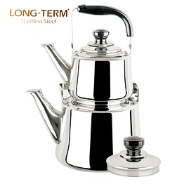 L21420303 Plus 3L Large Capacity Non-Electric Indian Style Double Tea Kettle