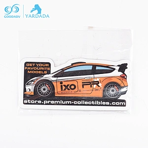 Promotional new creative custom car shape paper souvenir fridge magnet