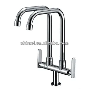 Alibaba India Chrome Dual Handle Brass Basin Mixer Taps KL-1220