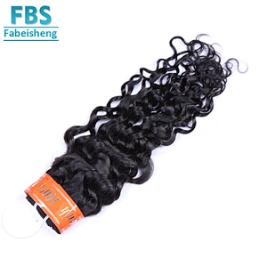 2018 100% FBS most popular high quality wholesale price 100% unprocessed Indian human hair extension
