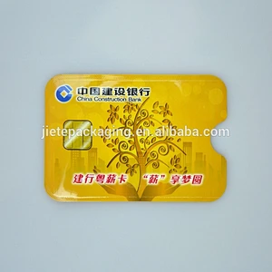 Customized promotion PE card bag