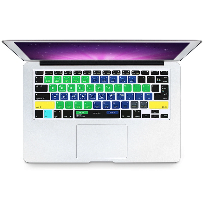 Customized Waterproof Traktor Kontrol S4 Silicone Hot key Laptop Keyboard Skin for mac book pro laptop computer