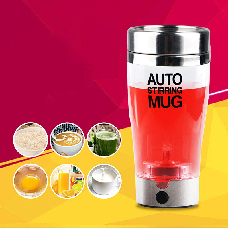 Stainless Steel Self Stirring Auto Coffee Mugs Automatic Electric Mixing Car Cup Double Layer Shaker Bottle