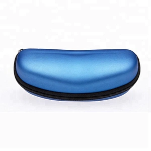 EVA Zippered Hard Shell Sunglasses Case for EyeGlasses Glasses Goggles with Hook Spectacle Box