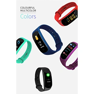 2019 Best selling bluetooth smart bracelet fitbit style wholesale smart watch bracelet
