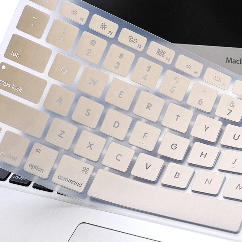 custom glow in the dark keyboard cover backlight silicone keyboard skin china factory