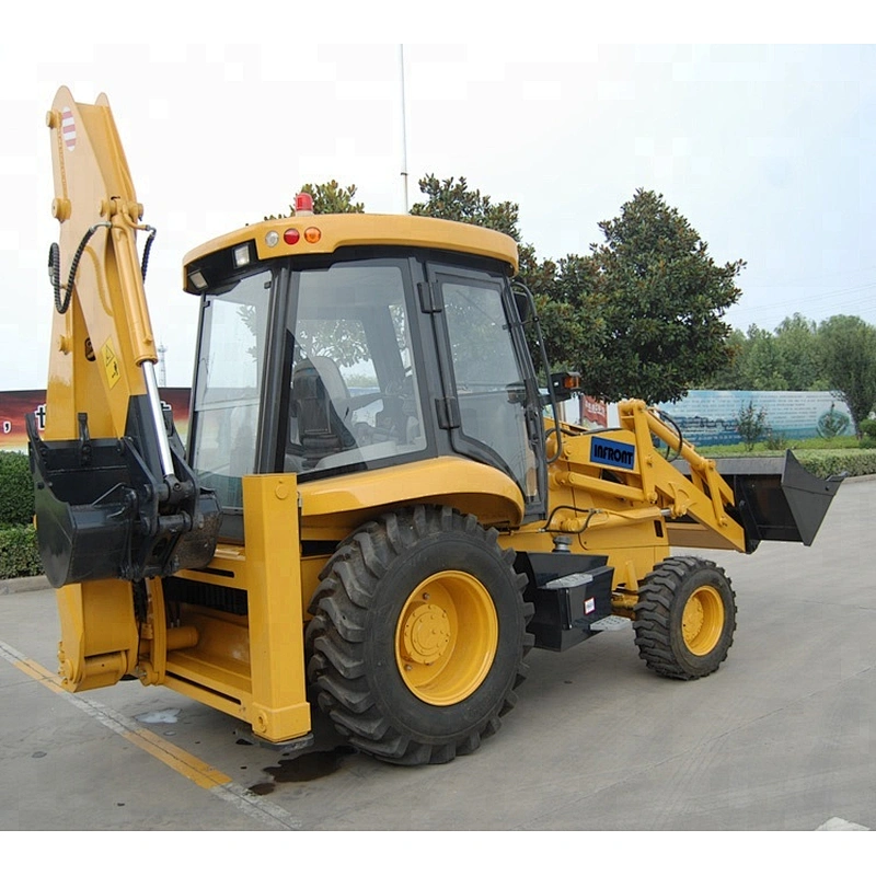 Chinese Brand WZ30-25 Backhoe Loader With 0.3m3 Digging Bucket