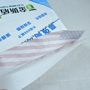Custom color printing packaging bag for putty powder, tile use