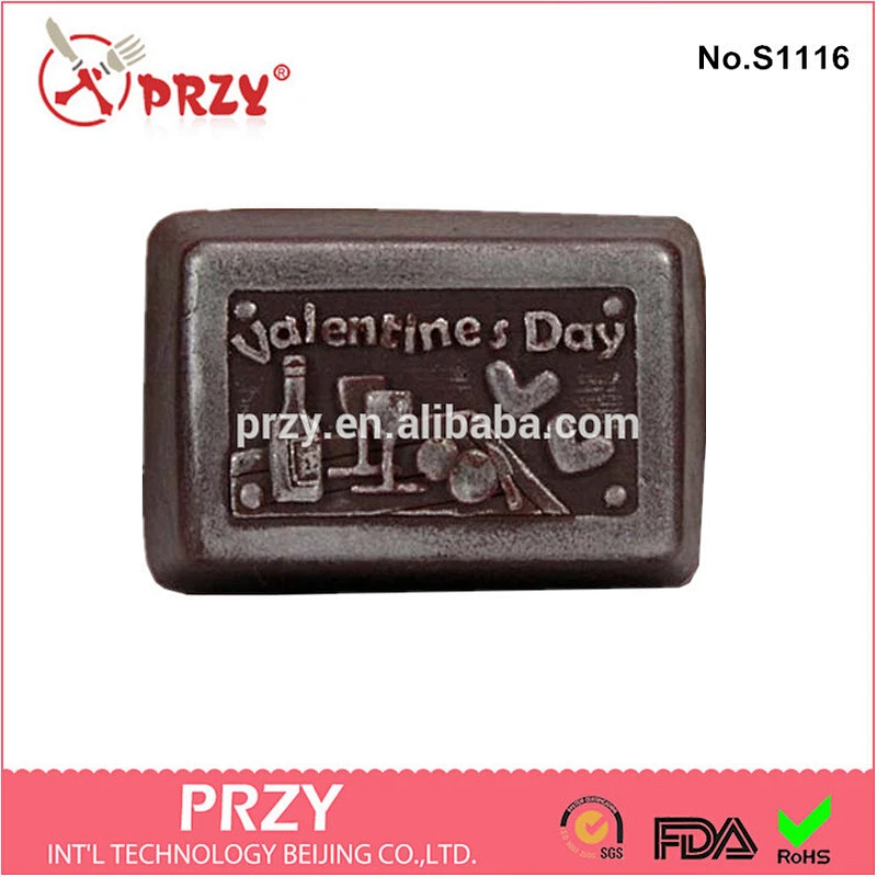 2015 DIY Valentine's Day design silicone soap mold , handmade silicone soap mold