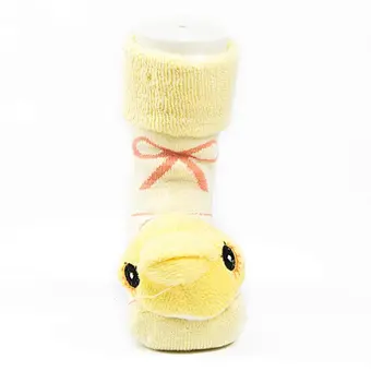 Autumn Winter wholesale kids manufacturers Newborn non slip floor lovely cartoon cat bear coral velvet Baby shoe Socks