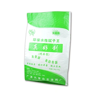pp woven bags 20kg lamination for packing putty powder
