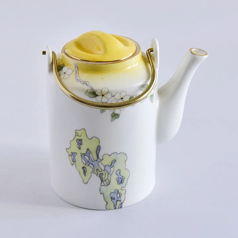 China Supplier Best Selling in-Stock Tea Set Handmade Ceramic Tea Pot Gift Set Porcelain Bone China Kung Fu Tea Set