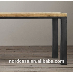 Antique iron leg dining table designs furniture
